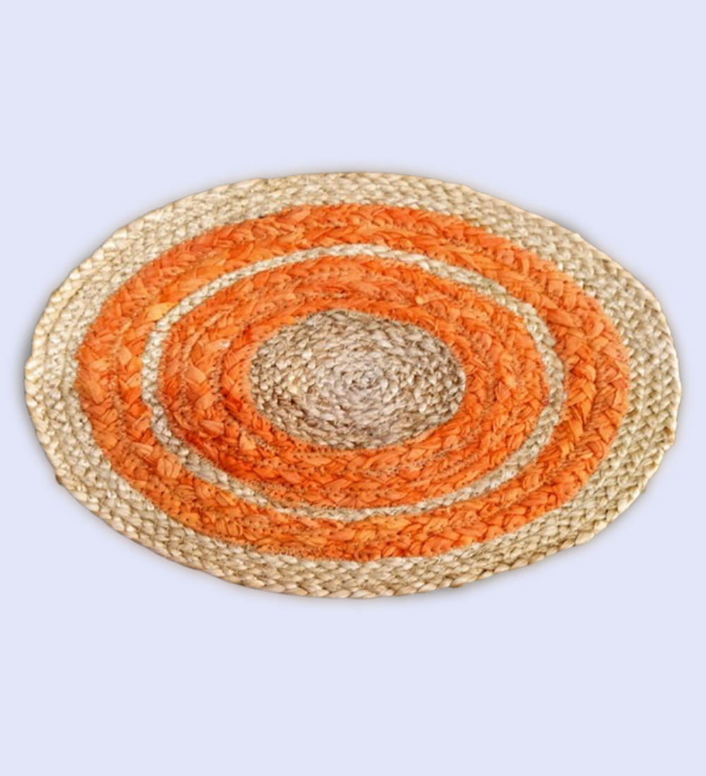 Round Jute – Eco-Friendly Hemp & Recycled Fabric