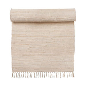 Warm Beige Shade Rug Table Runner – Subtle & Elegant